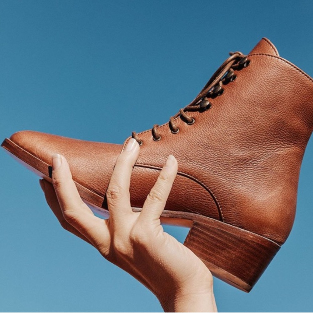 Christy Dawn Leather Ankle Boots